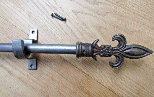Hanging tapestry rod - cast, iron