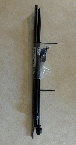 Black metal tapestry rod - black, 60"