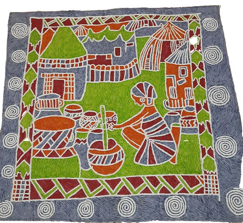 New tribal canvas - , hanging