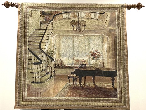 Jacquard tapestry wall hanging - wall,