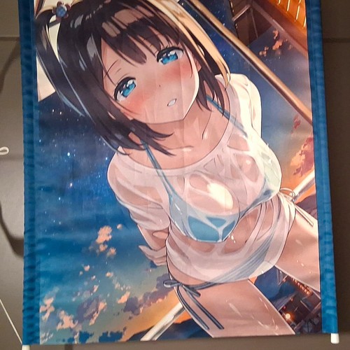 Anime girl - anime, fabric