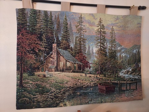 Thomas kinkade tapestry - kinkade, a