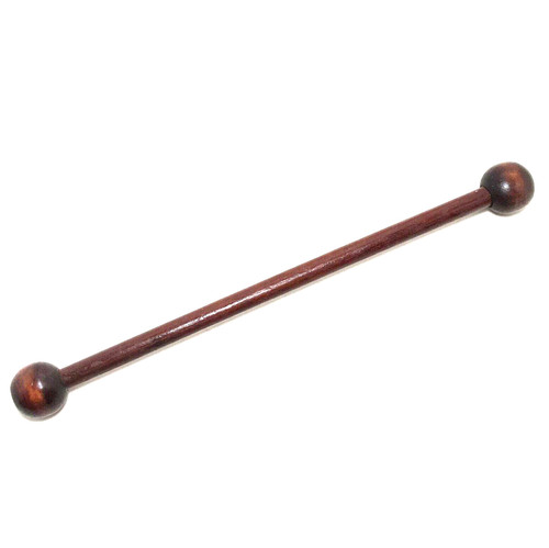 Wooden dowel rods with end