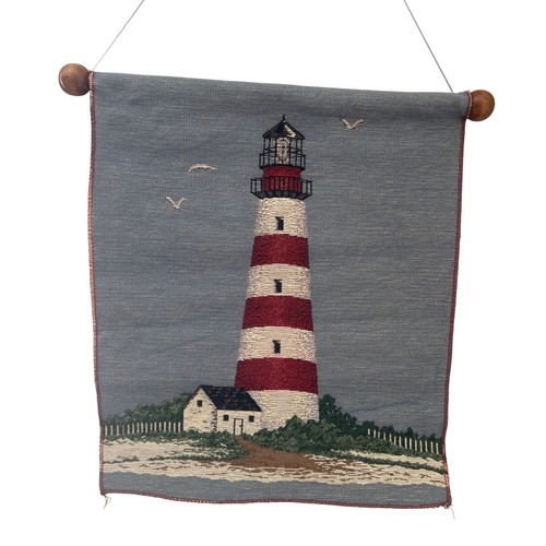 Vintage woven lighthouse - vintage,