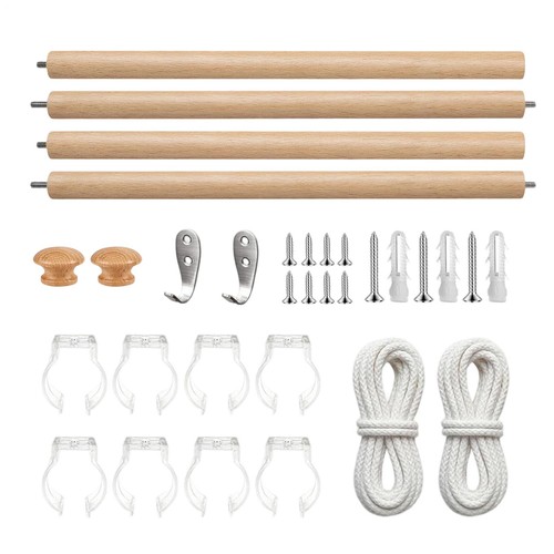 Wooden tapestry hangers - tapestry,