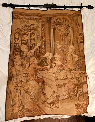 Vintage french tapestry wall - vintage,