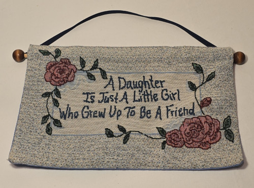 Woven tapestry wall hanging - woven,