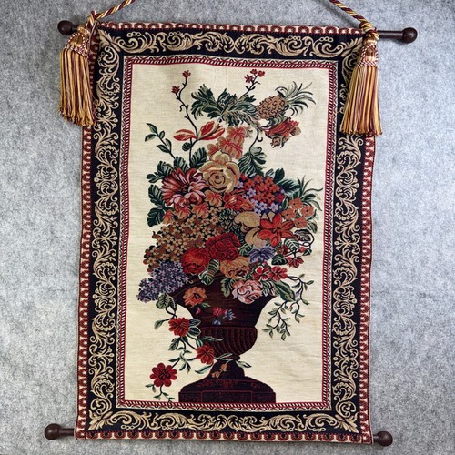 Bombay flower vase tapestry - co,