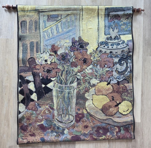 Vtg tapestry wall hanging - tapestry,