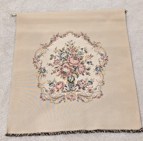 Vintage floral tapestry - floral,