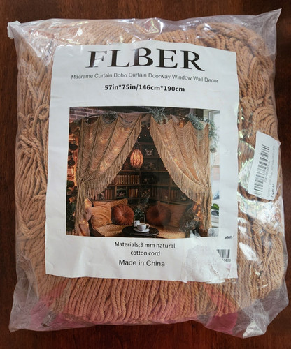 Macrame curtain boho - curtain,