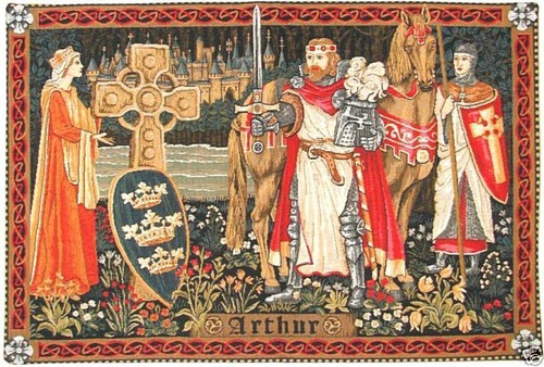 King arthur tapestry - arthur, wall