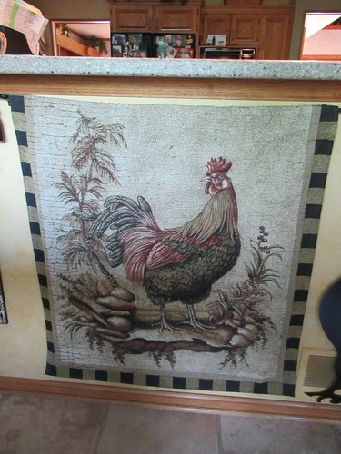 Rooster tapestry wall - rooster, hanging