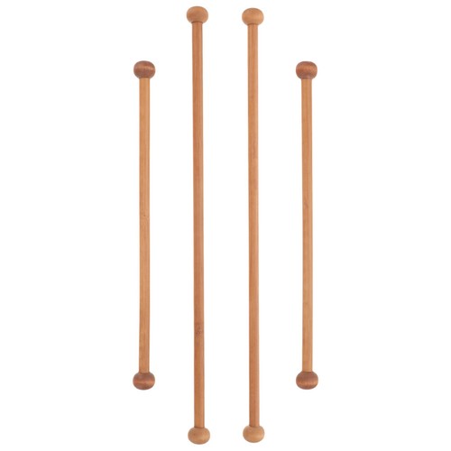 4pcs wood tapestry - wood, rods