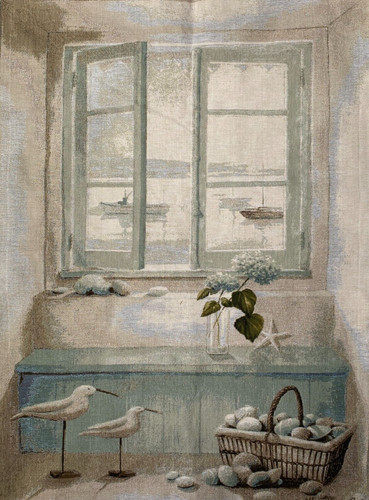 Harbour window scene 100cm - scene, 39"
